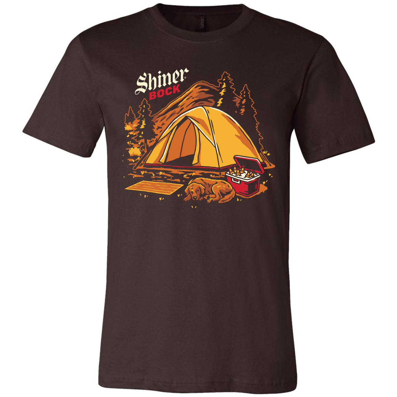 Shiner Bock - Camp Scene T-shirt