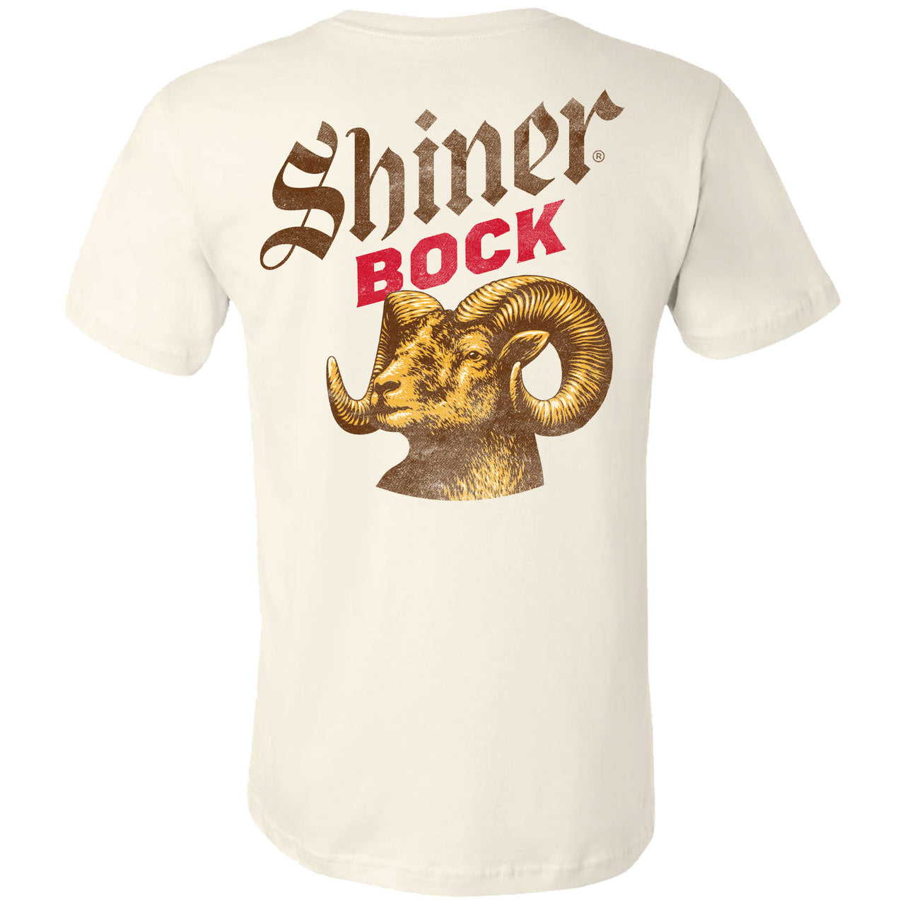 Shiner Bock - Bottle Label - 2-sided T-shirt