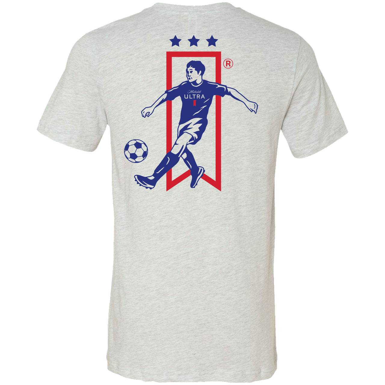 Michelob Ultra - Soccer Player Kick 2-sided T-shirt