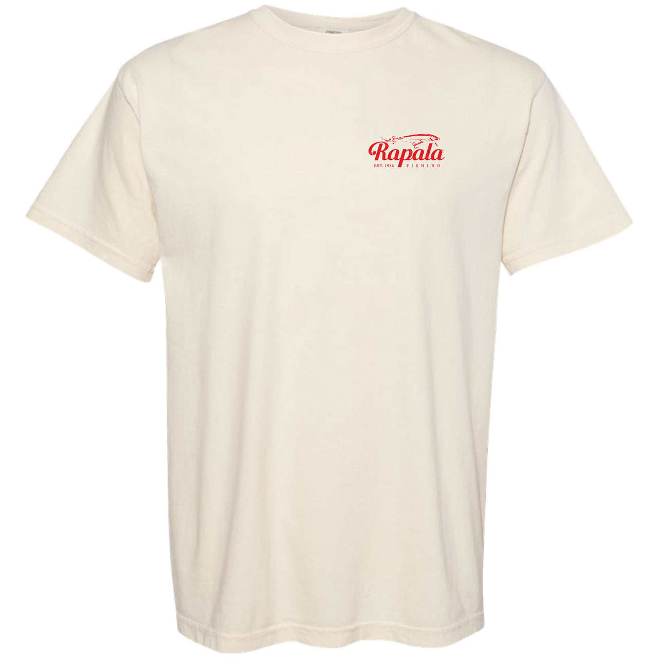 Rapala - Red, White and Lure Garment-Dyed 2-sided T-shirt