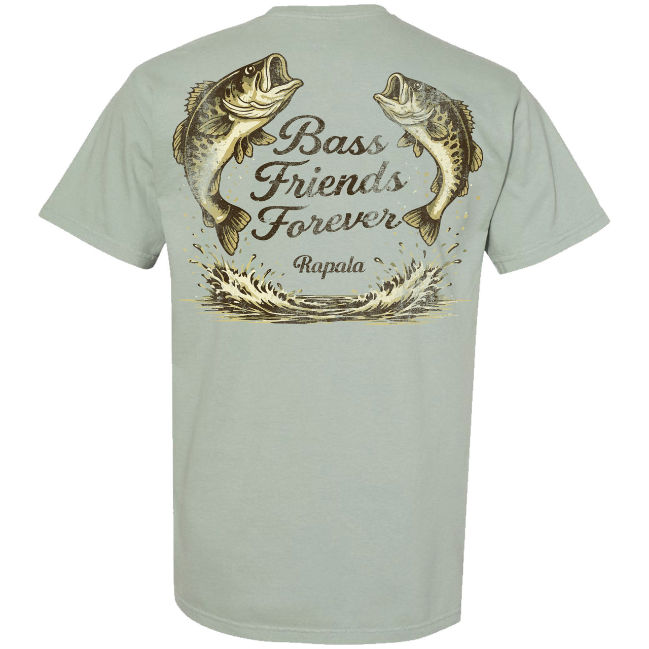 Rapala - Bass Friends Forever Garment-Dyed 2-sided T-shirt - V2