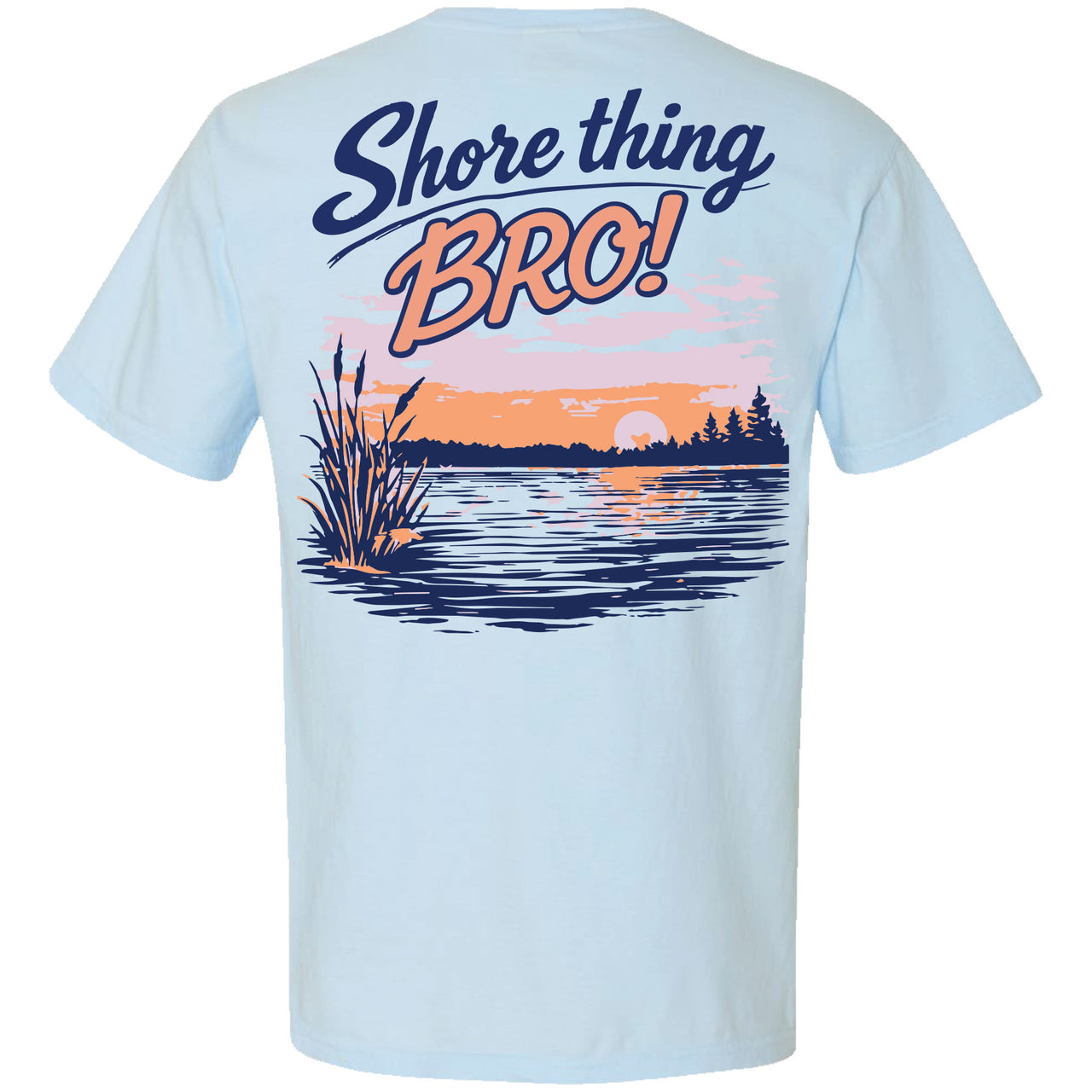 Rapala - Shore Thing Bro Scenic 2-sided Garment-Dyed T-shirt