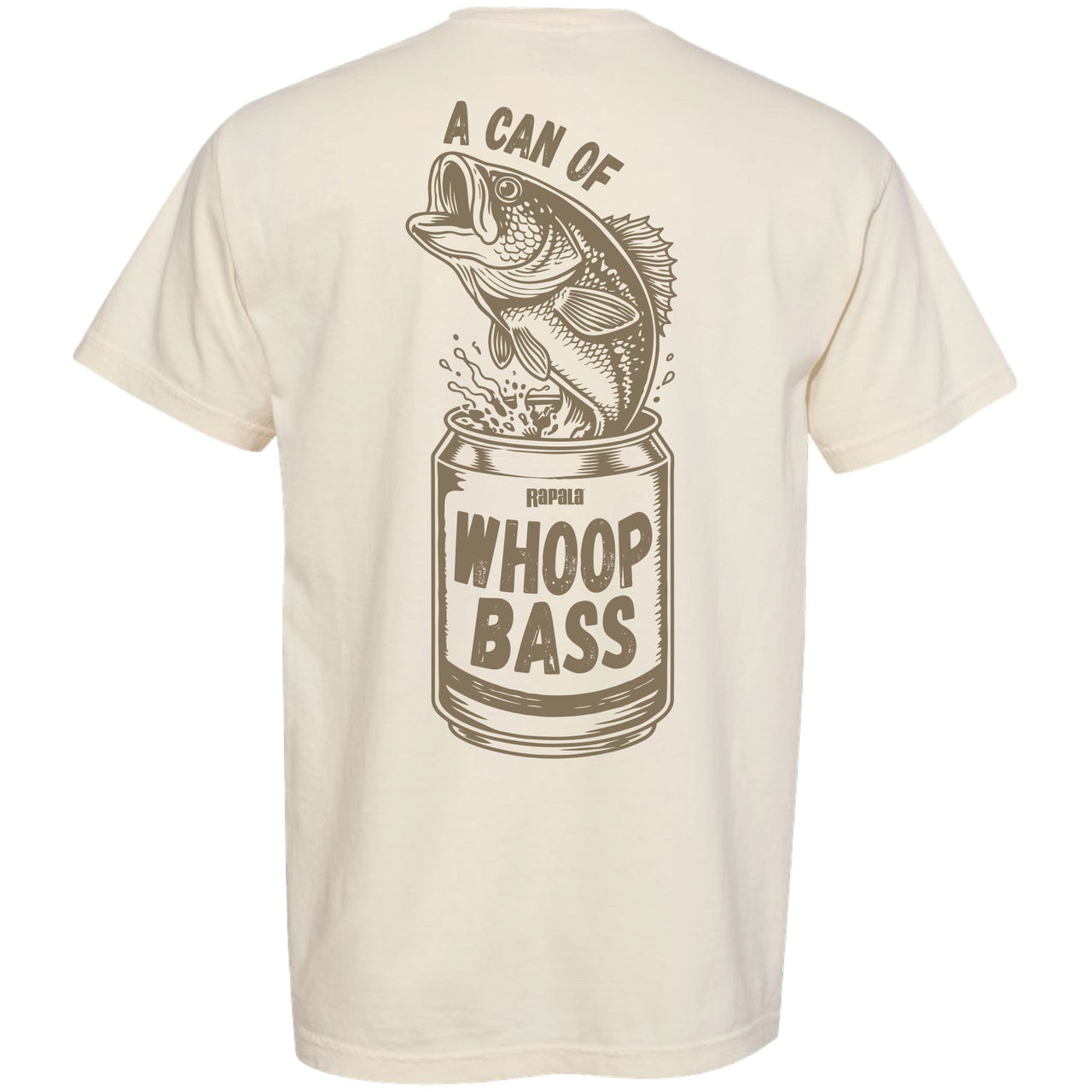 Rapala - A Can of Whoop Bass 2-sided Garment-Dyed T-shirt