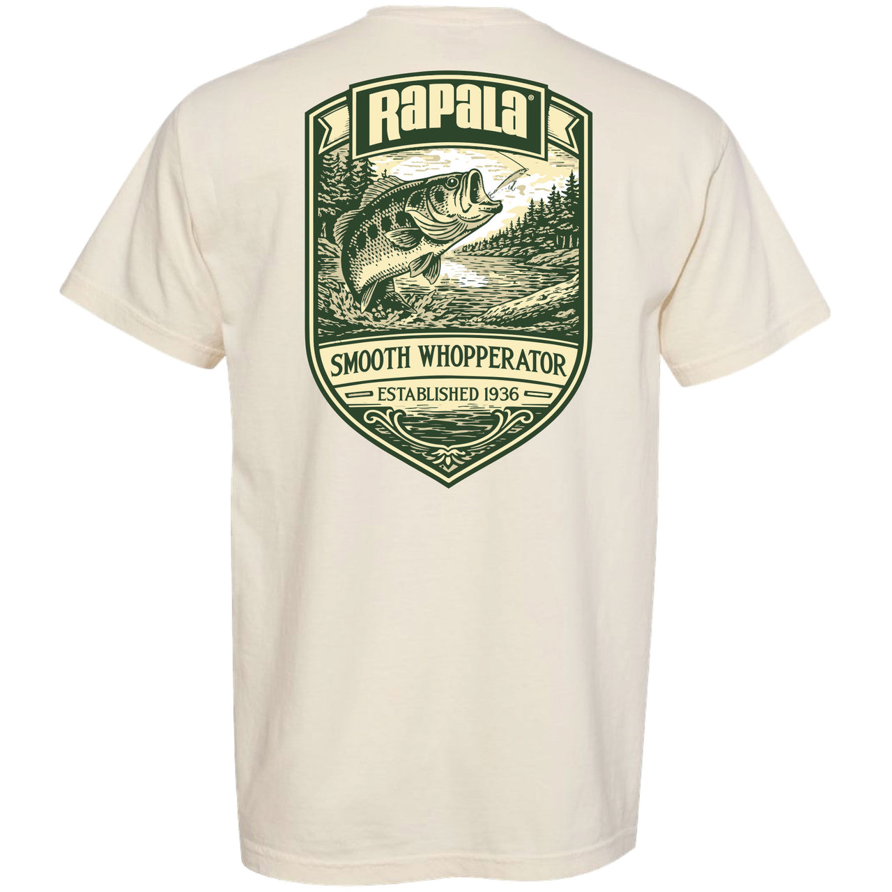 Rapala - Smooth Whopperator 2-sided Garment-Dyed T-shirt