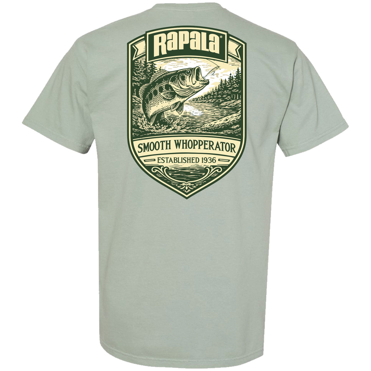 Rapala - Smooth Whopperator 2-sided Garment-Dyed T-shirt