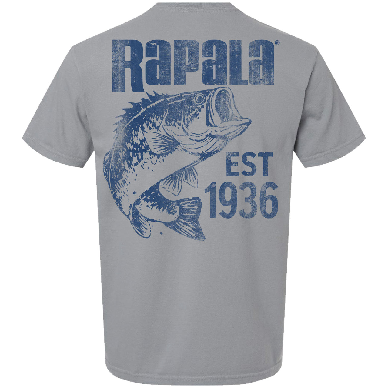 Rapala - Est. 1936 Bass 2-sided Garment-Dyed T-shirt
