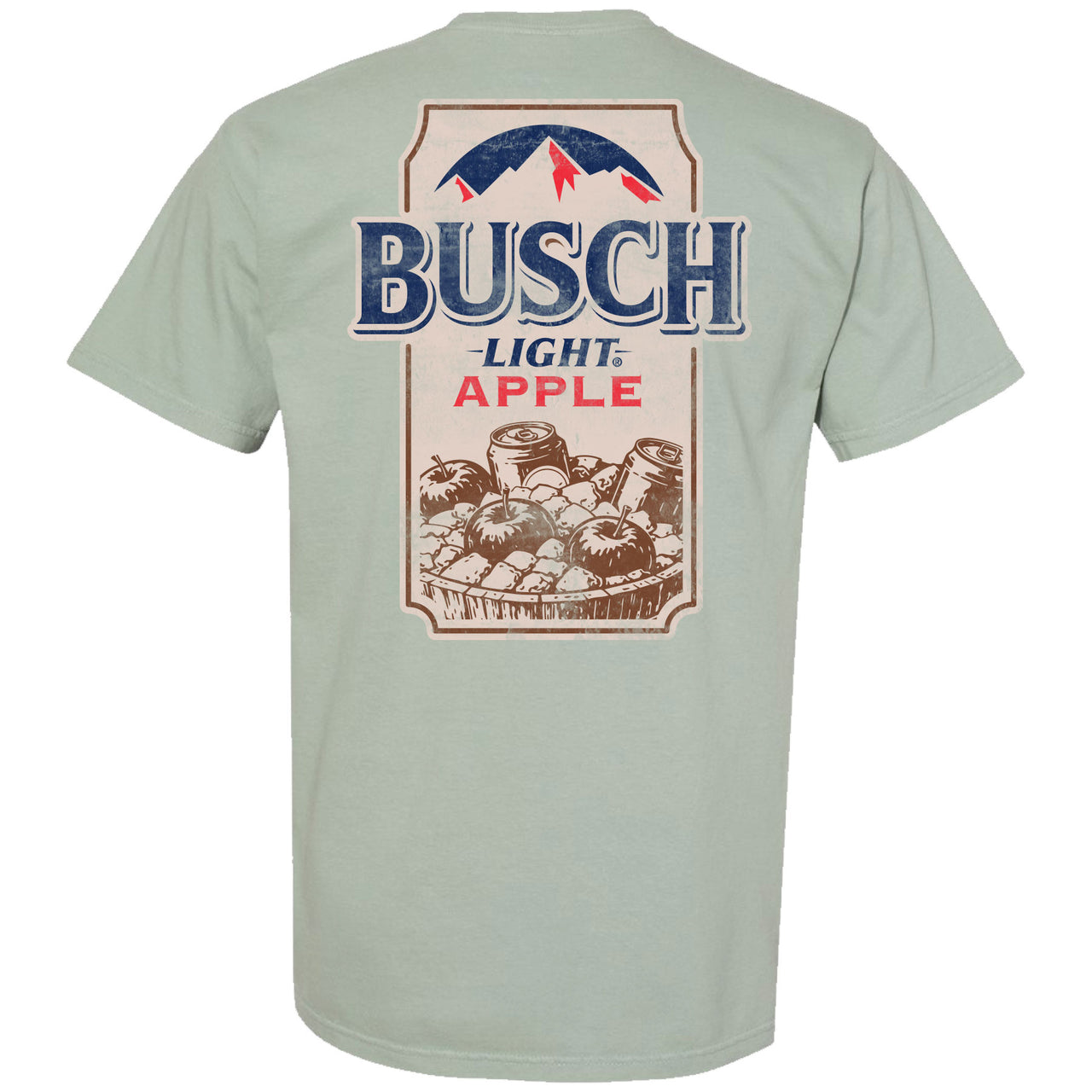 Busch Light Apple - Can Frame 2-sided Garment-Dyed T-shirt