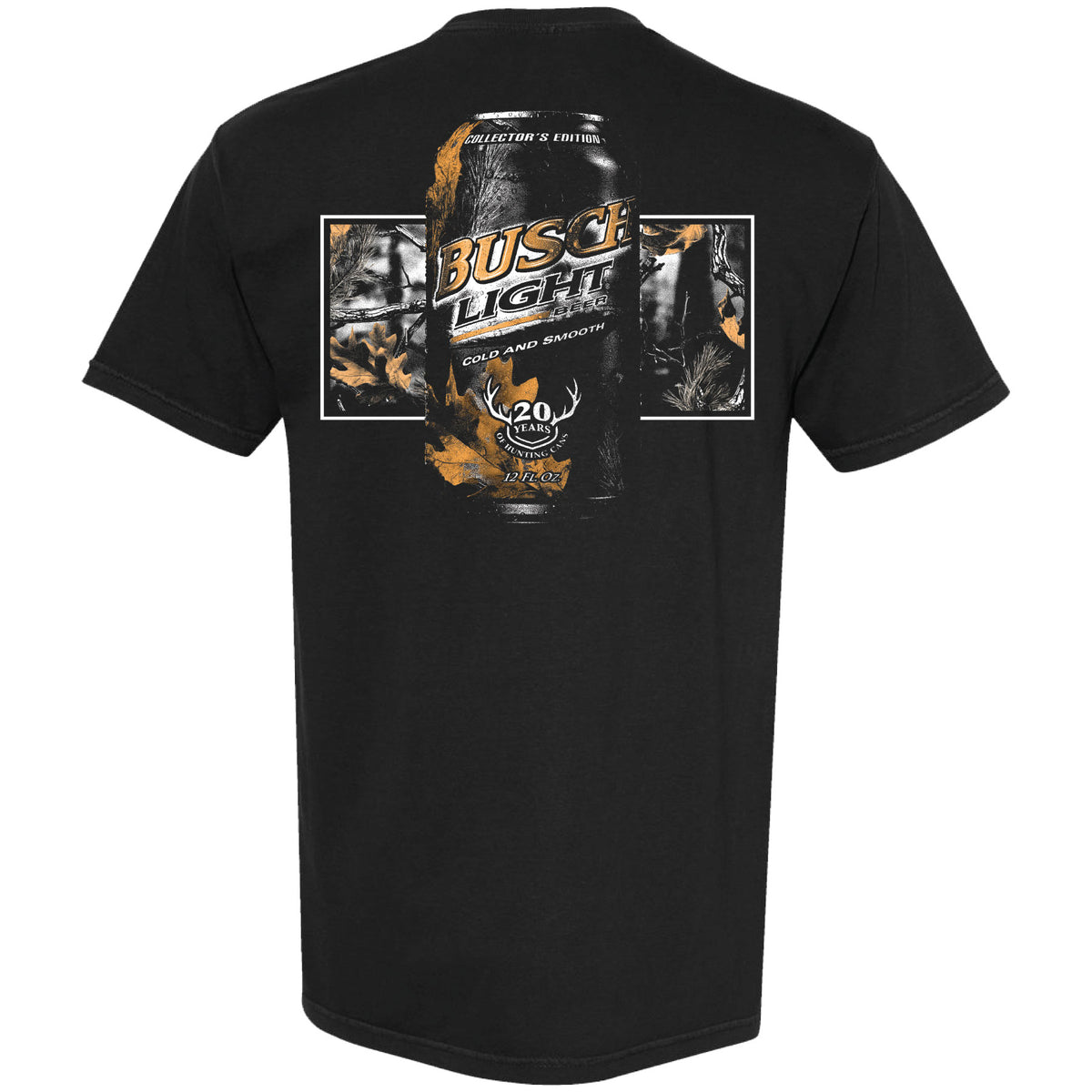 Busch Light - Hunting - 2026 Hunting Can Camo 2-sided Garment-Dyed T-shirt