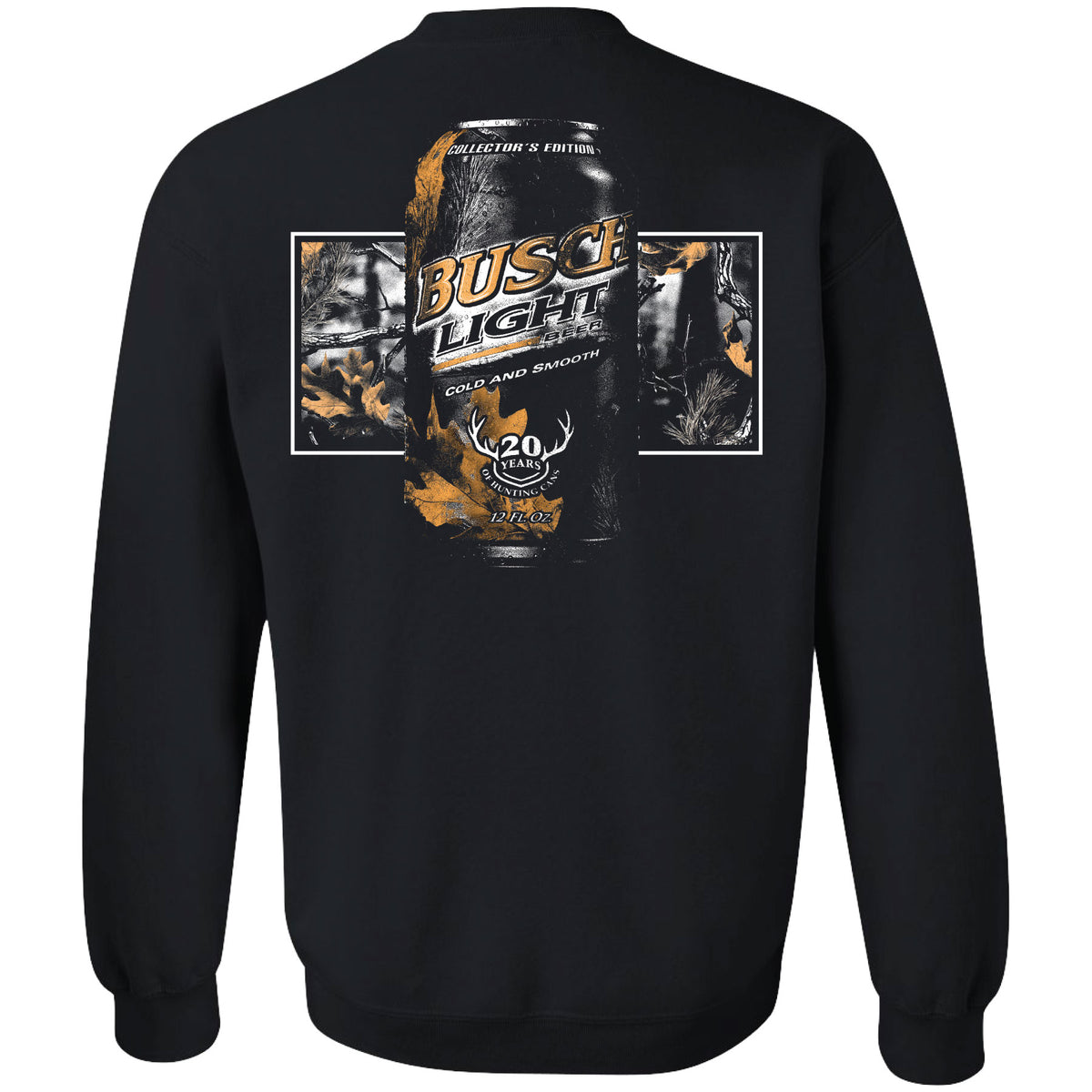 Busch Light - Hunting - 2026 Hunting Can Camo 2-sided Crew Sweatshirt