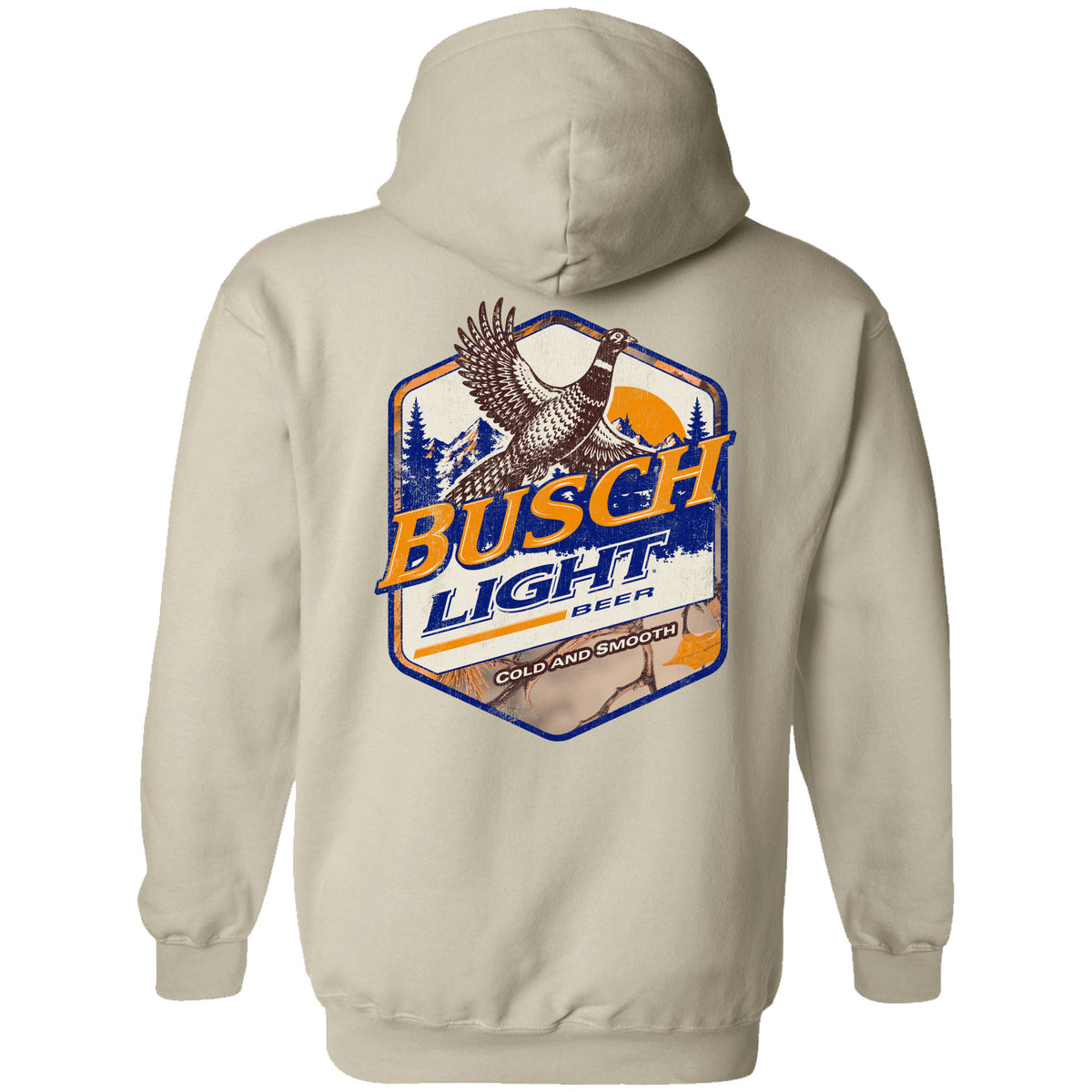 Busch Light - Hunting - 2026 Hunting Can Camo Pheasant 2-sided Hoodie