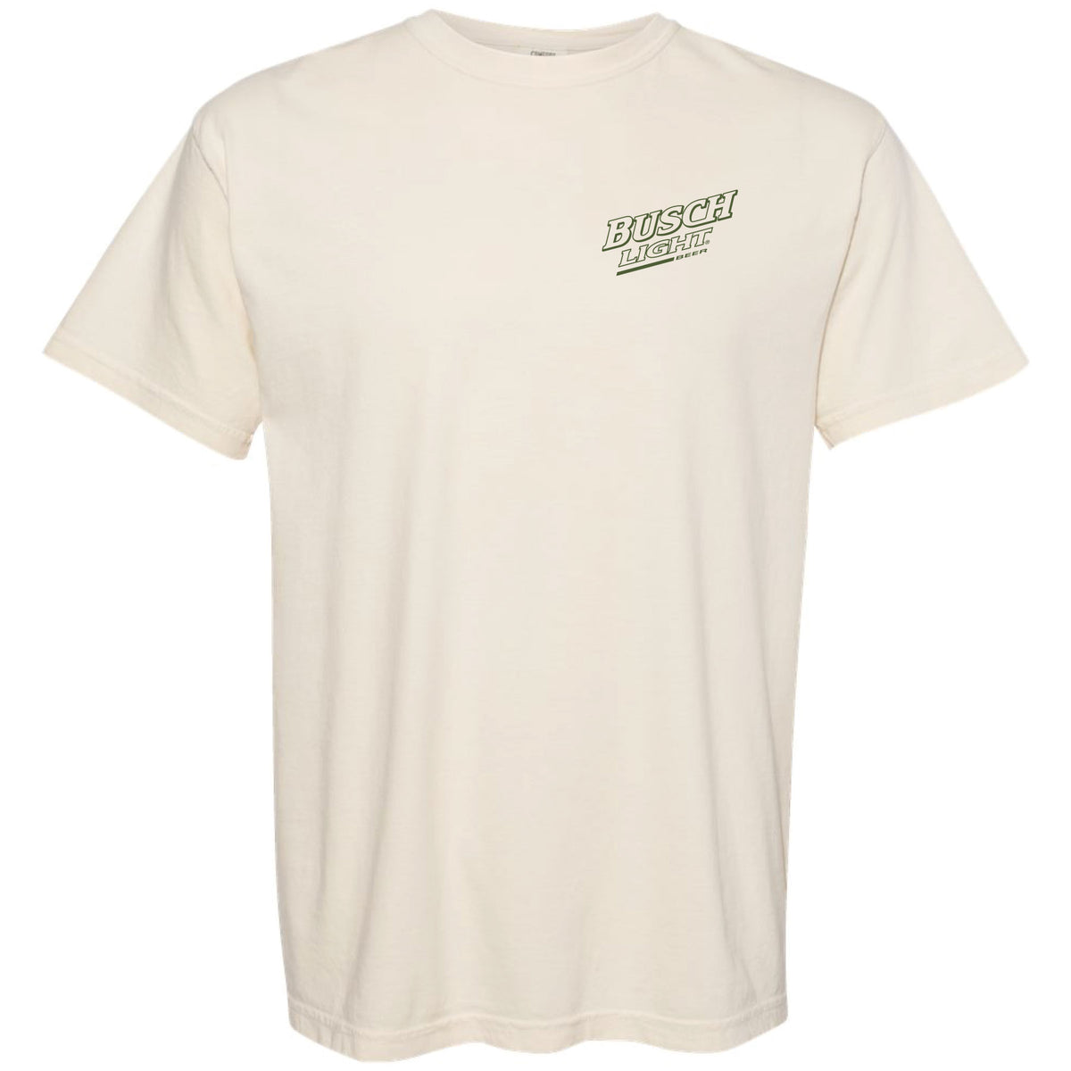 Busch Light - Hunting - 2026 Hunting Can Camo In Hand with Dog 2-sided Garment-Dyed T-shirt