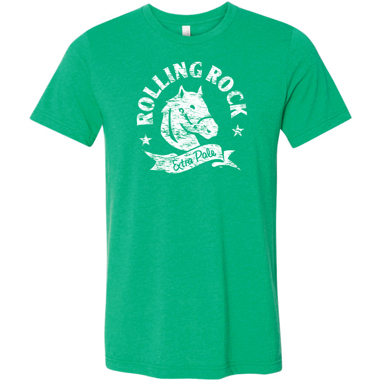 Rolling Rock - Pale Ale Horse Logo 2-Sided T-Shirt