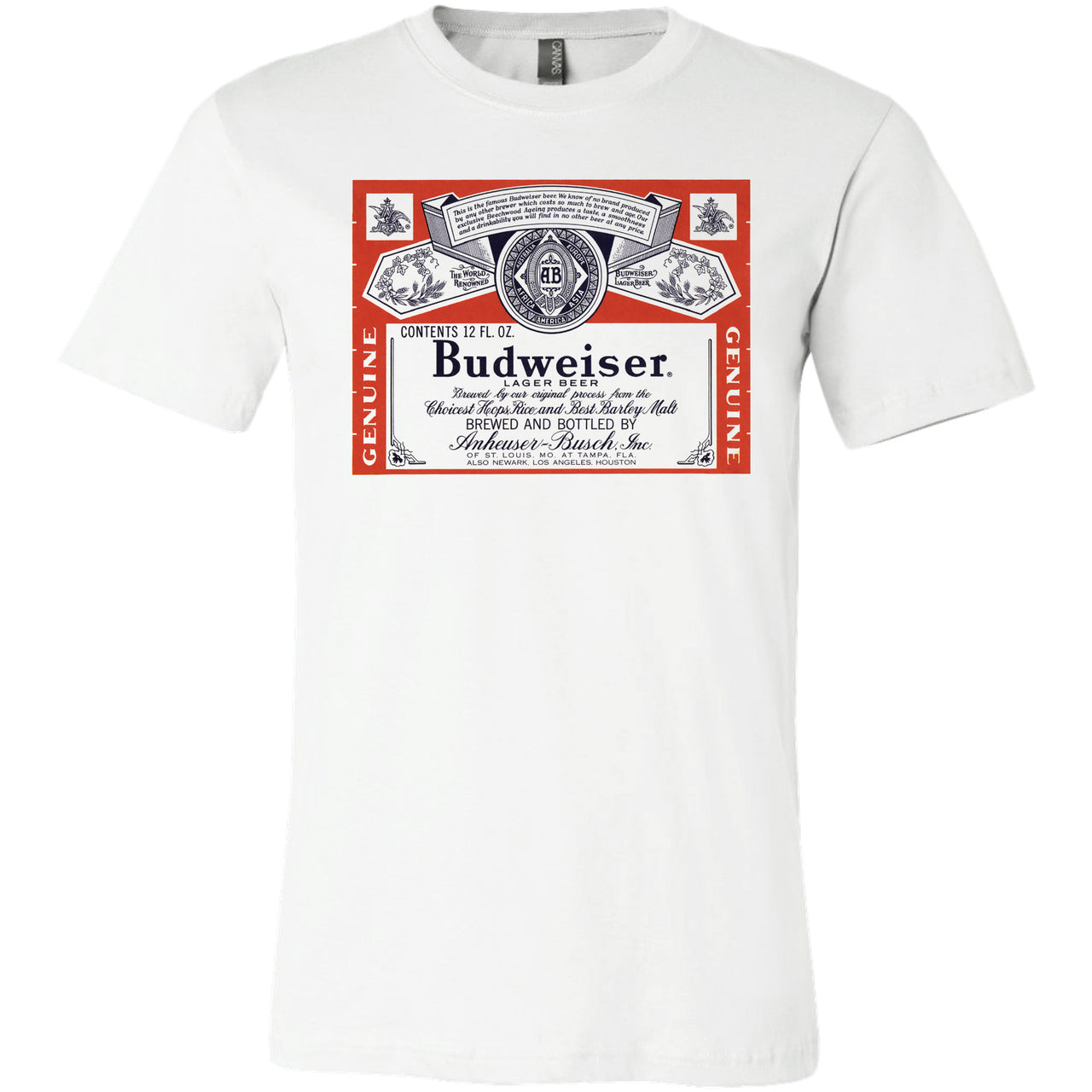 Budweiser - Vintage 1966 Label T-Shirt