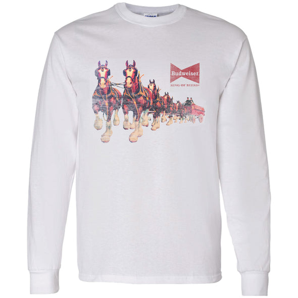 Bud Clydesdales Long Sleeve T-Shirt