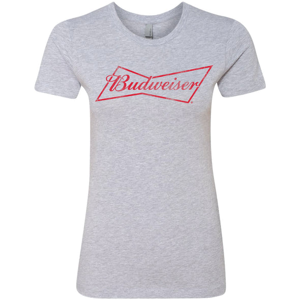 Budweiser Bow Tie Outline Logo Ladies T-Shirt