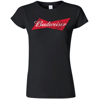 Budweiser Bow Tie Logo Ladies T-Shirt