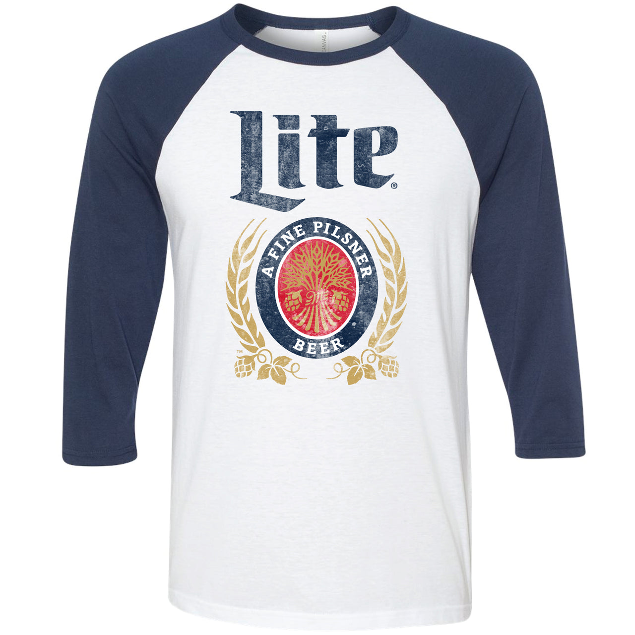 Miller Lite Logo Raglan T-Shirt