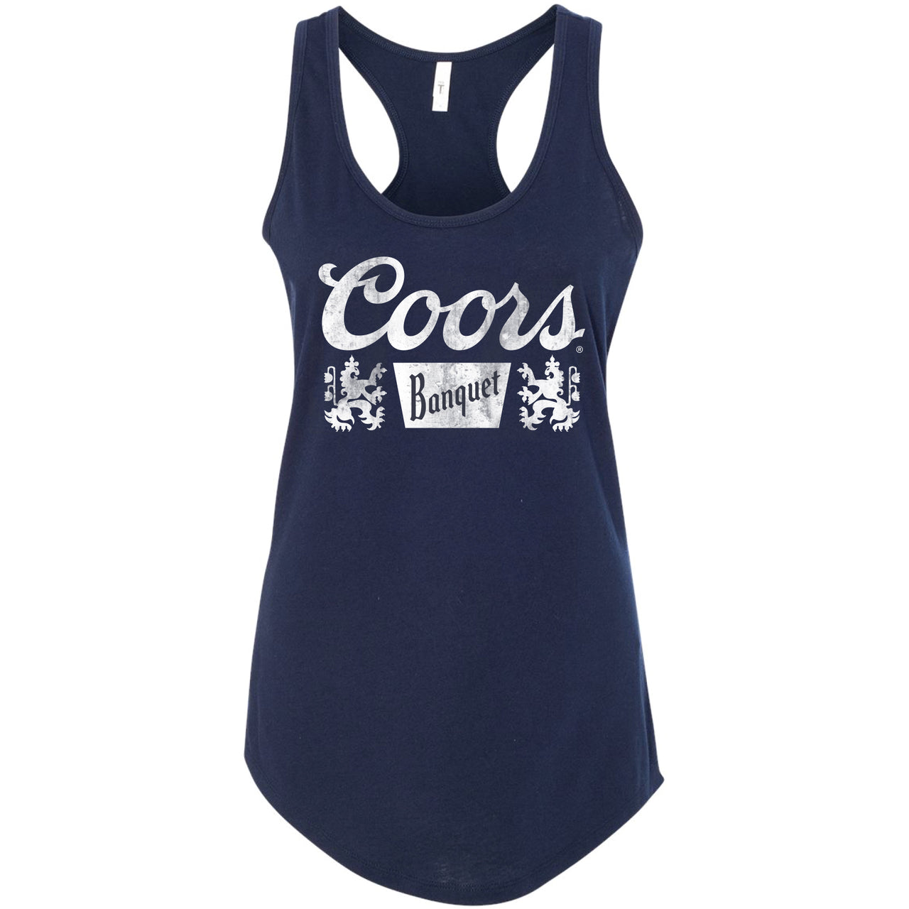 Coors Banquet - 1-Color Logo Ladies Tank Top