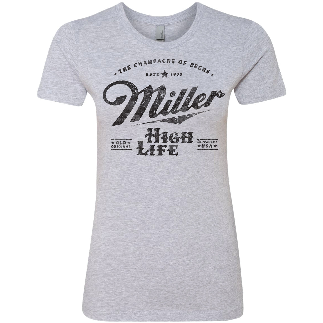Miller High Life - Vintage Army Ladies T-Shirt