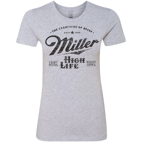 Miller High Life Vintage Army Ladies T-Shirt