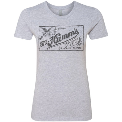 Hamm's Vintage Crate Stamp Ladies T-Shirt