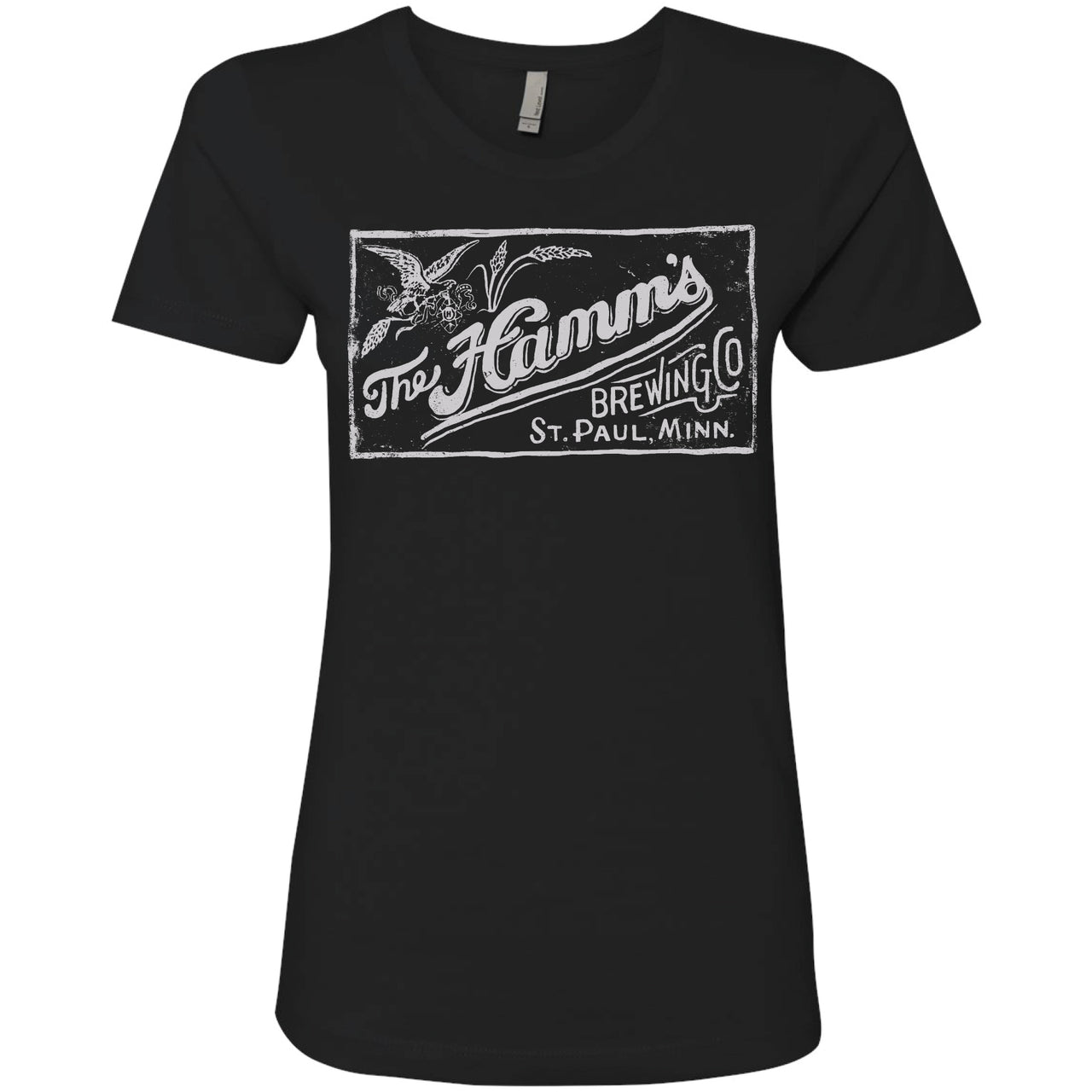 Hamm's - Vintage Crate Stamp Ladies T-Shirt