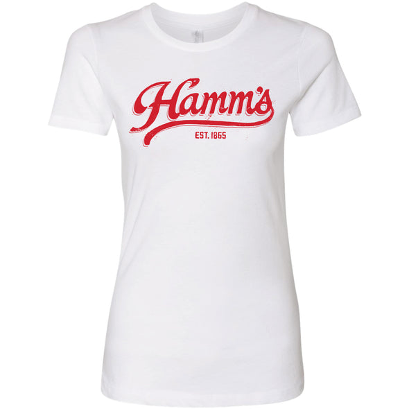 Hamm's Vintage Script Ladies T-Shirt