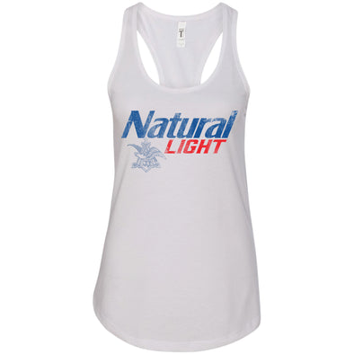 Natural Light 2-Color Logo Ladies Tank Top