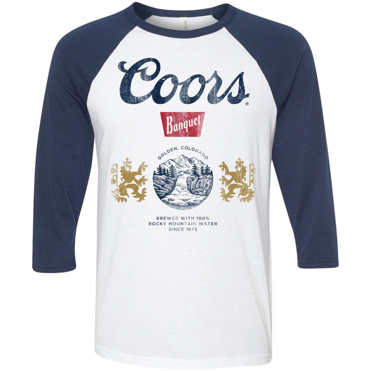 Coors Banquet - Label Raglan Three-Quarter Sleeve T-Shirt