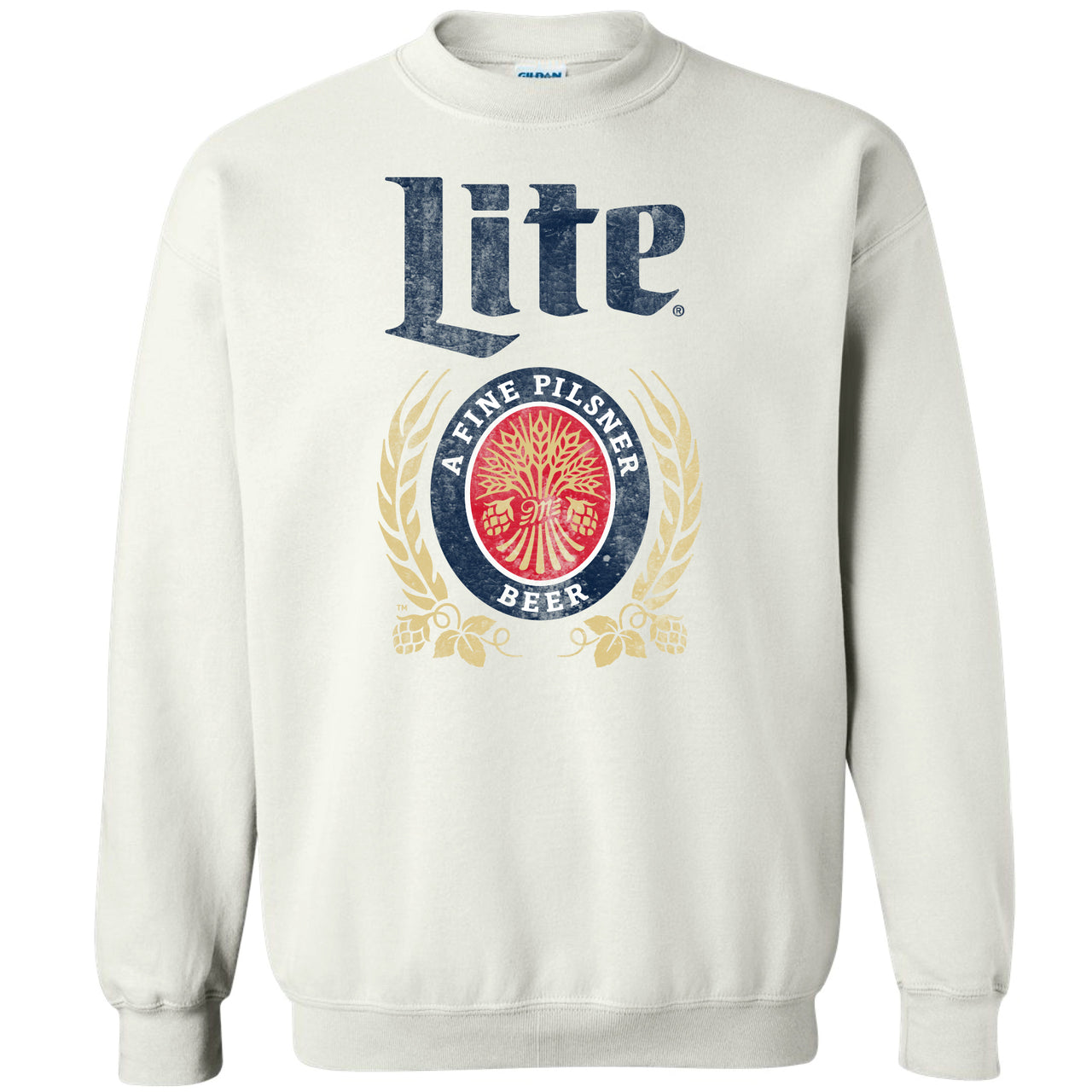 Miller Lite - Full Color Logo Crew Sweatshirt
