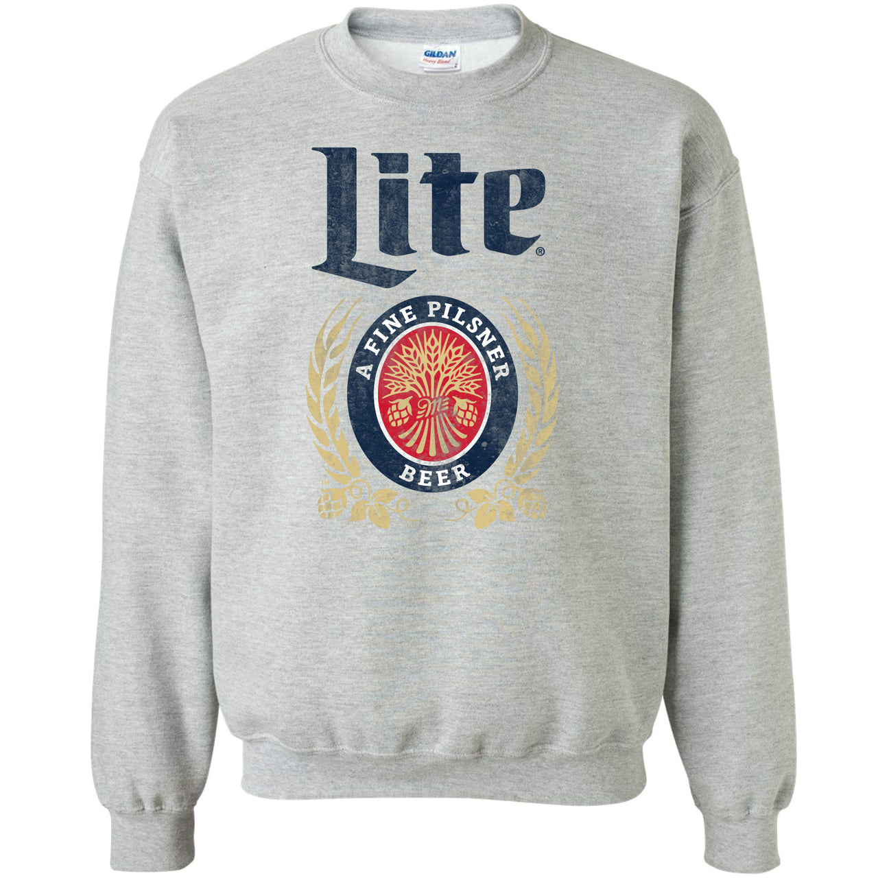 Miller Lite - Full Color Logo Crew Sweatshirt