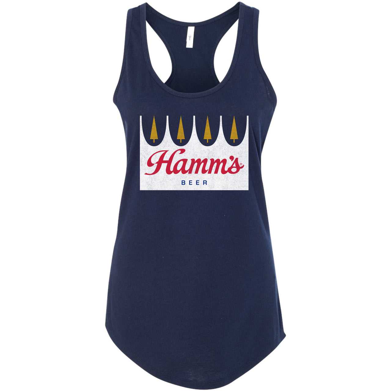 Hamm's - Crown Logo Ladies Tank Top