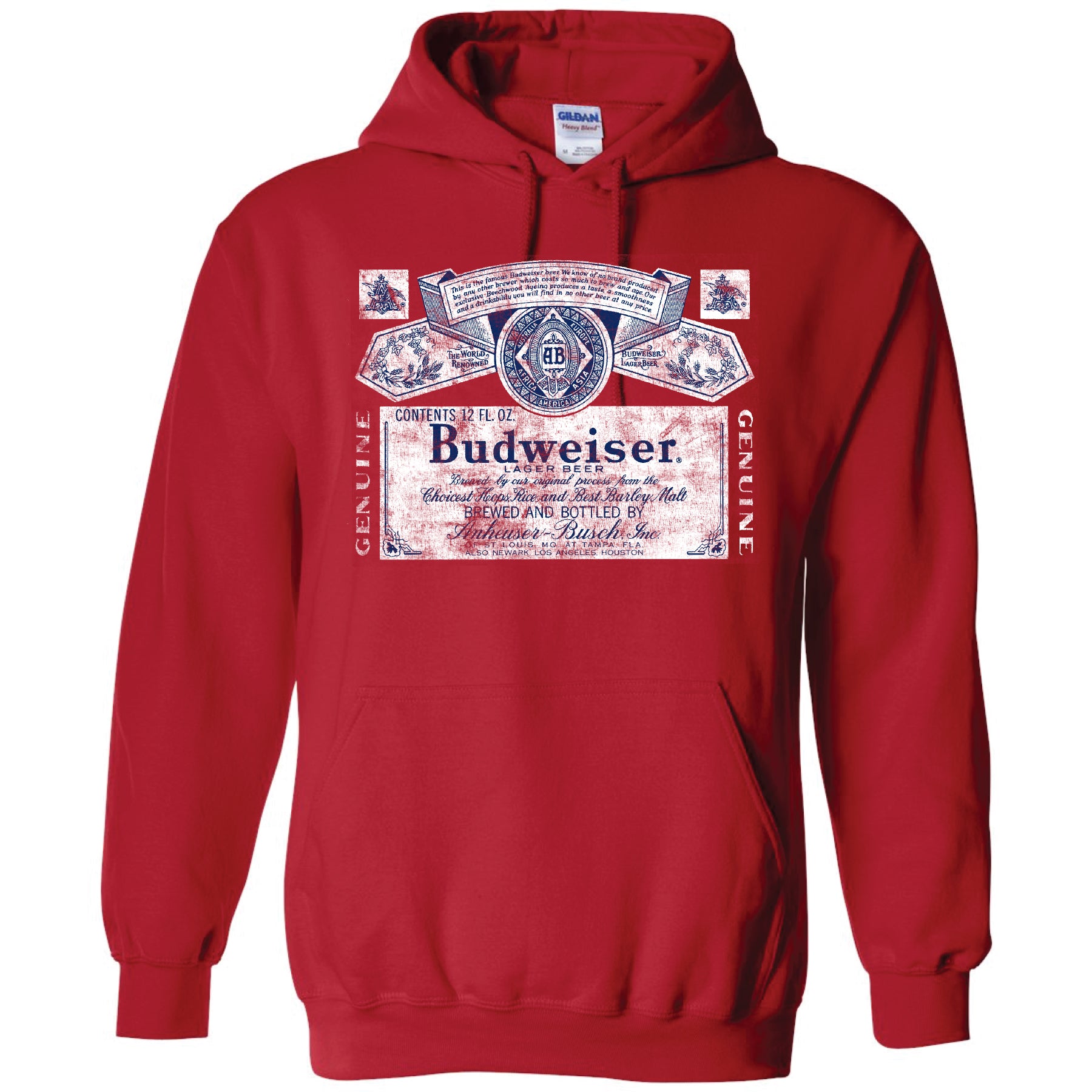 Bud light sweatshirt with beer pocket online