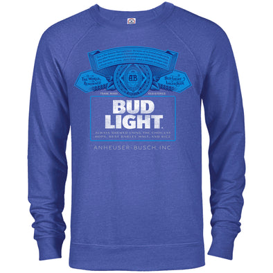 Bud Light Label Crew Sweatshirt