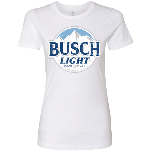 Busch Light Full Color Logo Ladies T-Shirt