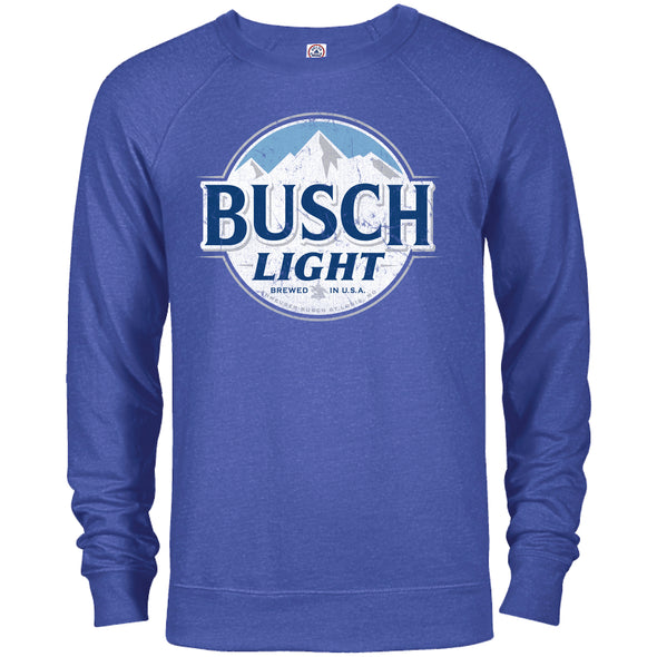 Busch Light Full Color French Terry Crew Sweatshirt