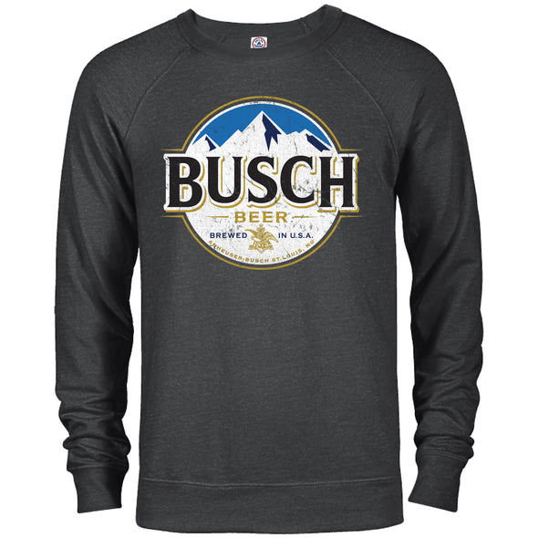 Busch Full Color Logo French Terry Crew Sweatshirt