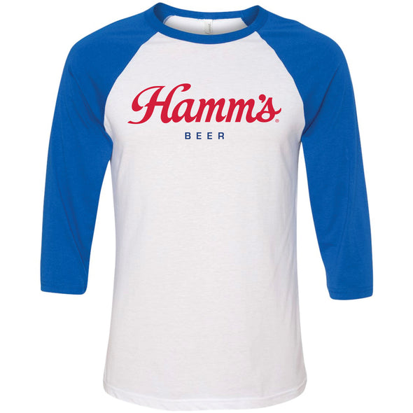 Hamm's Logotype Raglan Three-Quarter Sleeve T-Shirt