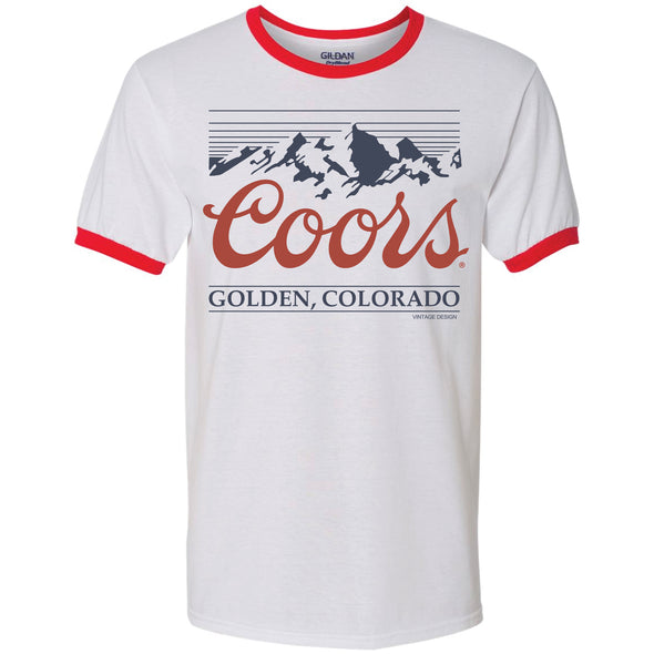 Coors Vintage Mountains Ringer T-Shirt