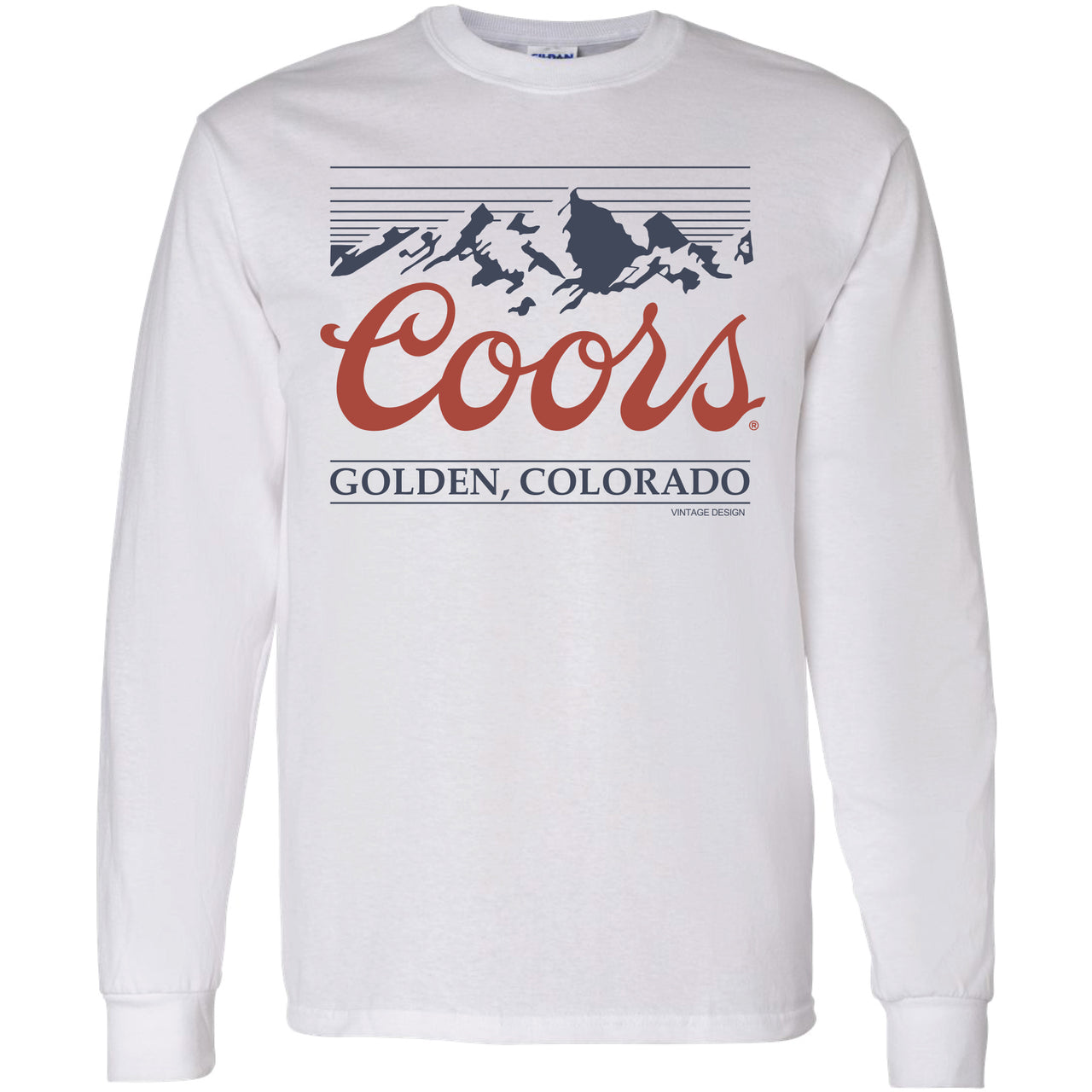 Coors Banquet - Vintage Mountain Long Sleeve T-shirt