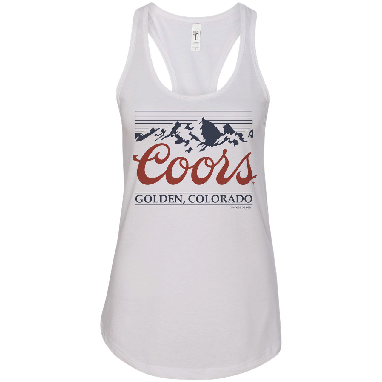 Coors Banquet - Vintage Mountain Ladies Tank Top