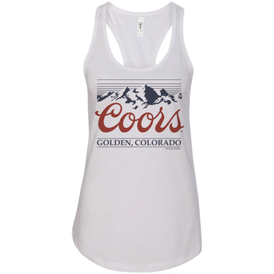 Coors Vintage Mountains Ladies Tank Top