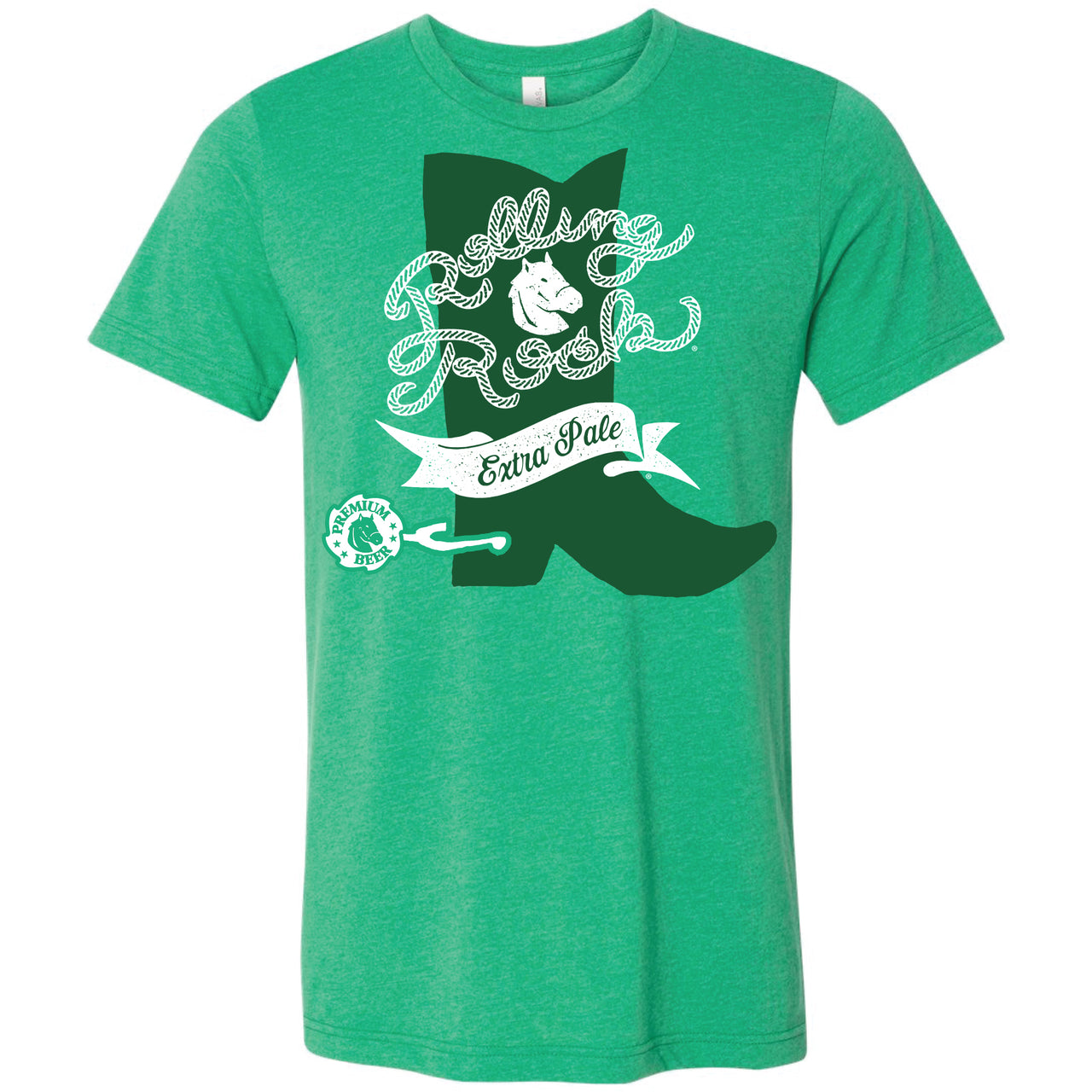Rolling Rock Extra Pale Boot T-Shirt