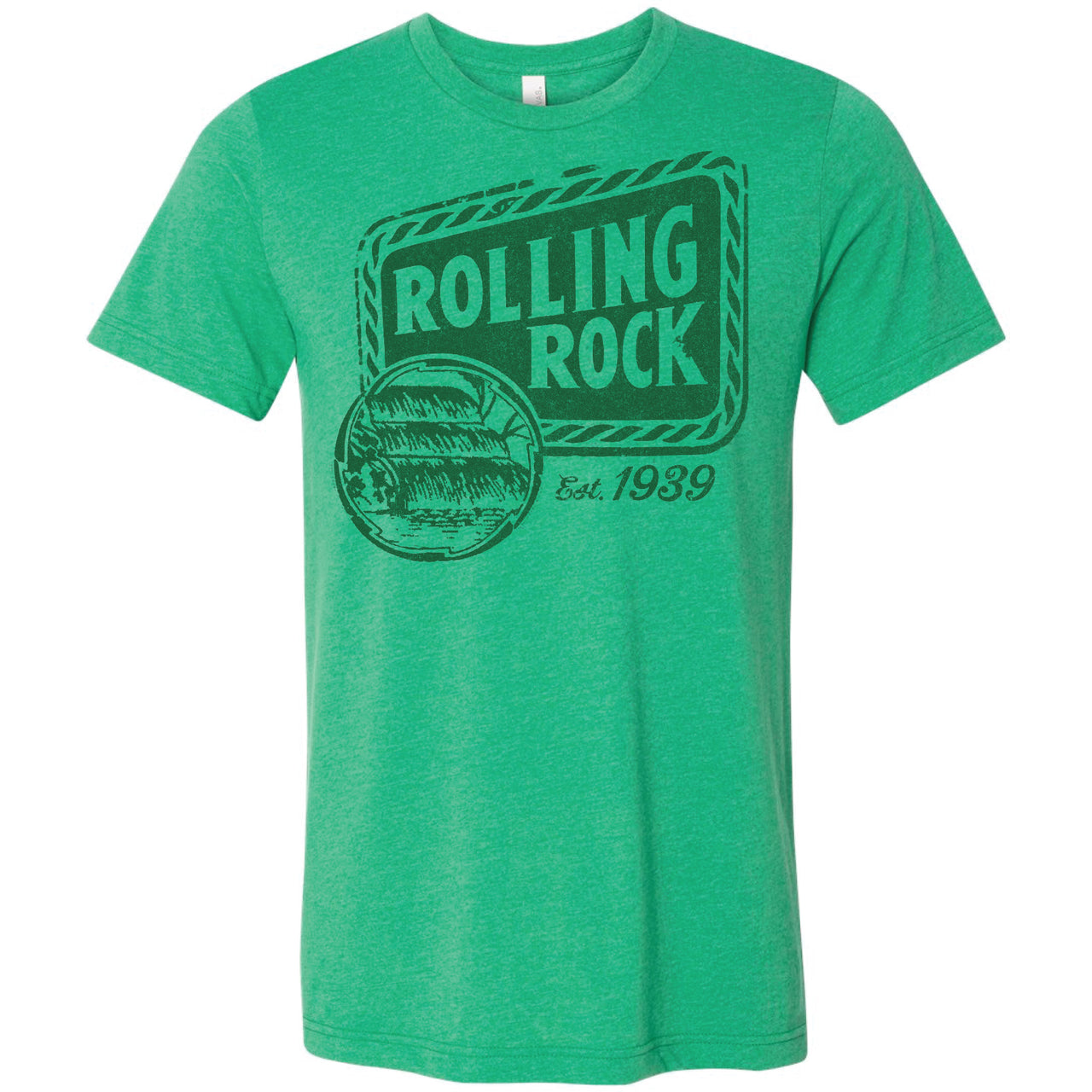 Rolling Rock - Waterfall Label T-Shirt