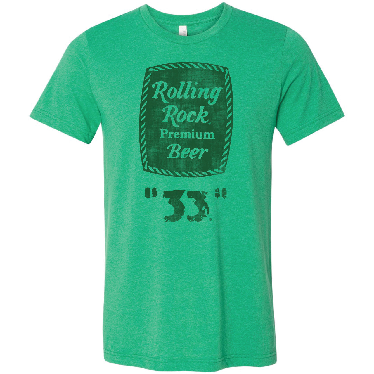 Rolling Rock - 33 Rope Label T-shirt