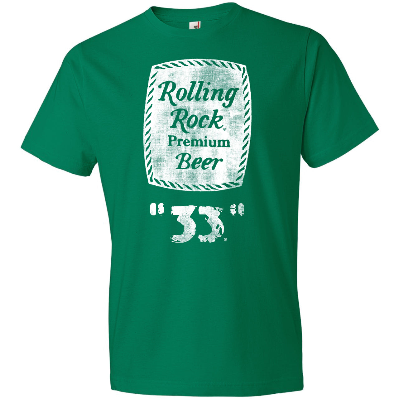 Rolling Rock - 33 Rope Label T-shirt