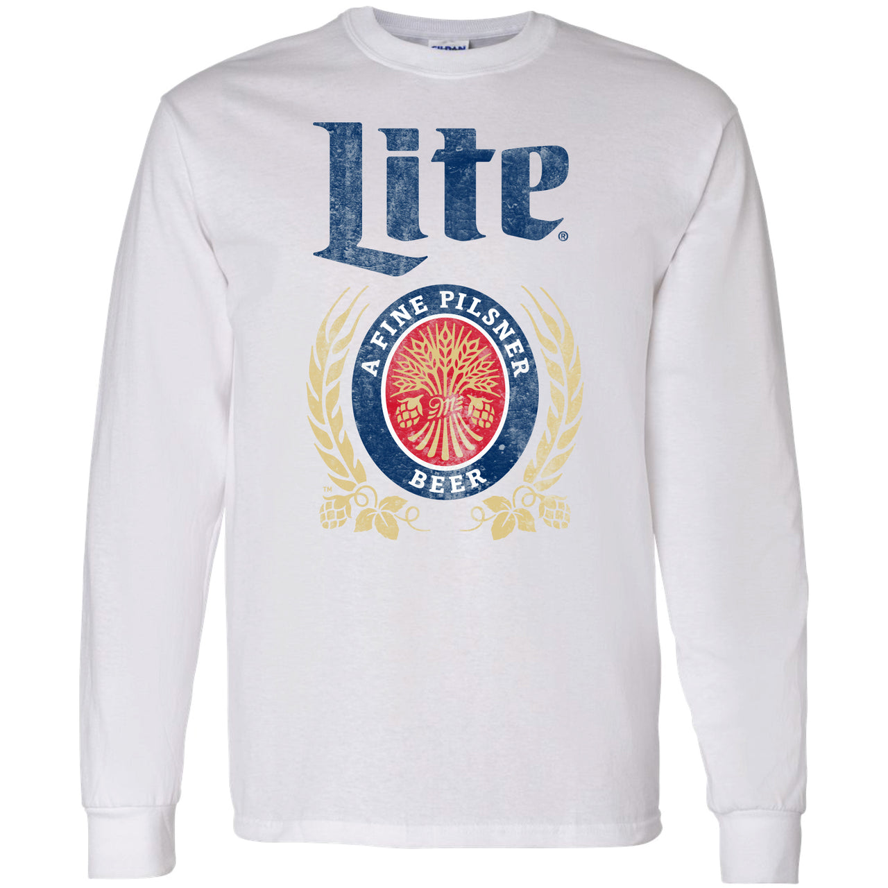 Miller Lite - Full Color Logo Long Sleeve T-Shirt