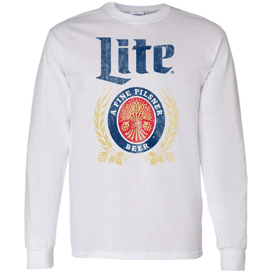 Miller Lite Full Color Logo Long Sleeve T-Shirt