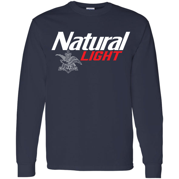 Natural Light 2-Color Logo Long Sleeve T-Shirt