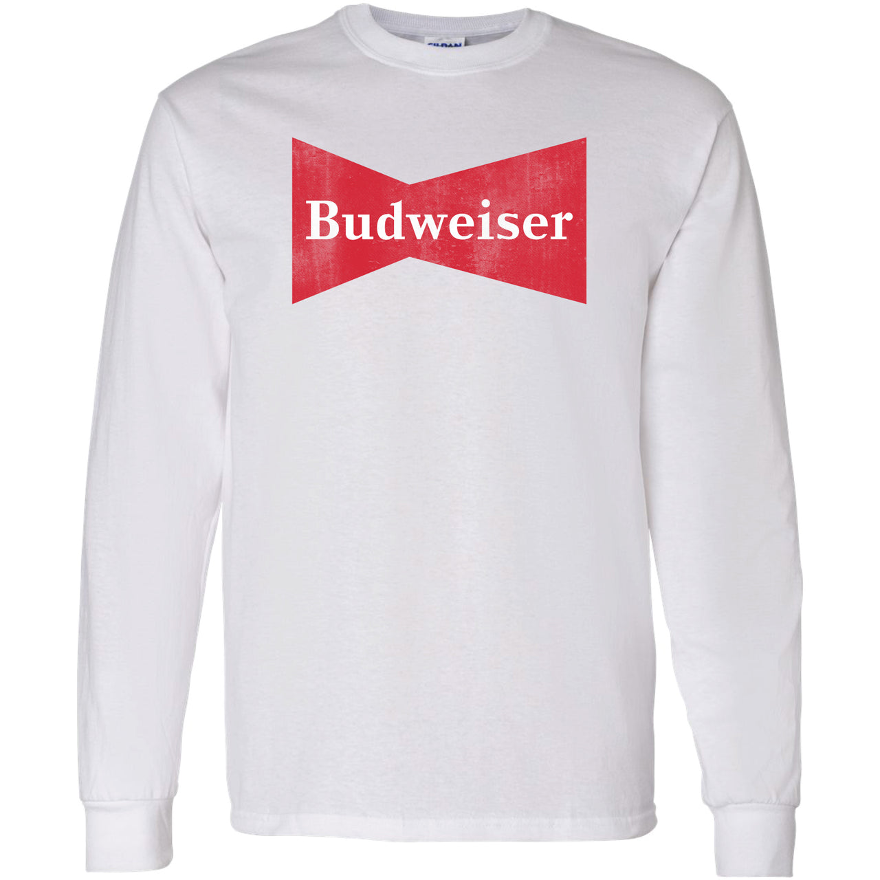 Budweiser Vintage Bow Tie Logo Long Sleeve T-Shirt